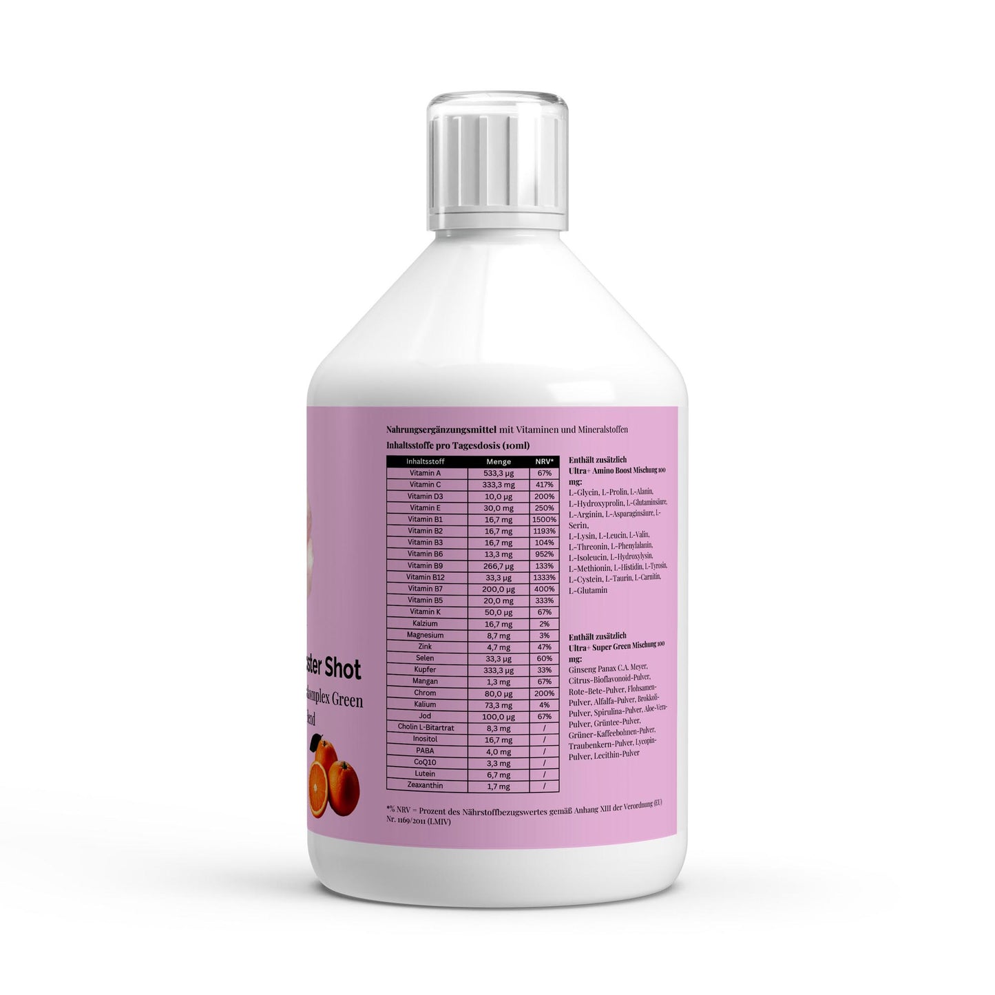 SheWell Amino Skin Booster Shot Orange – Shot für Regeneration, Glow und Hautstärke