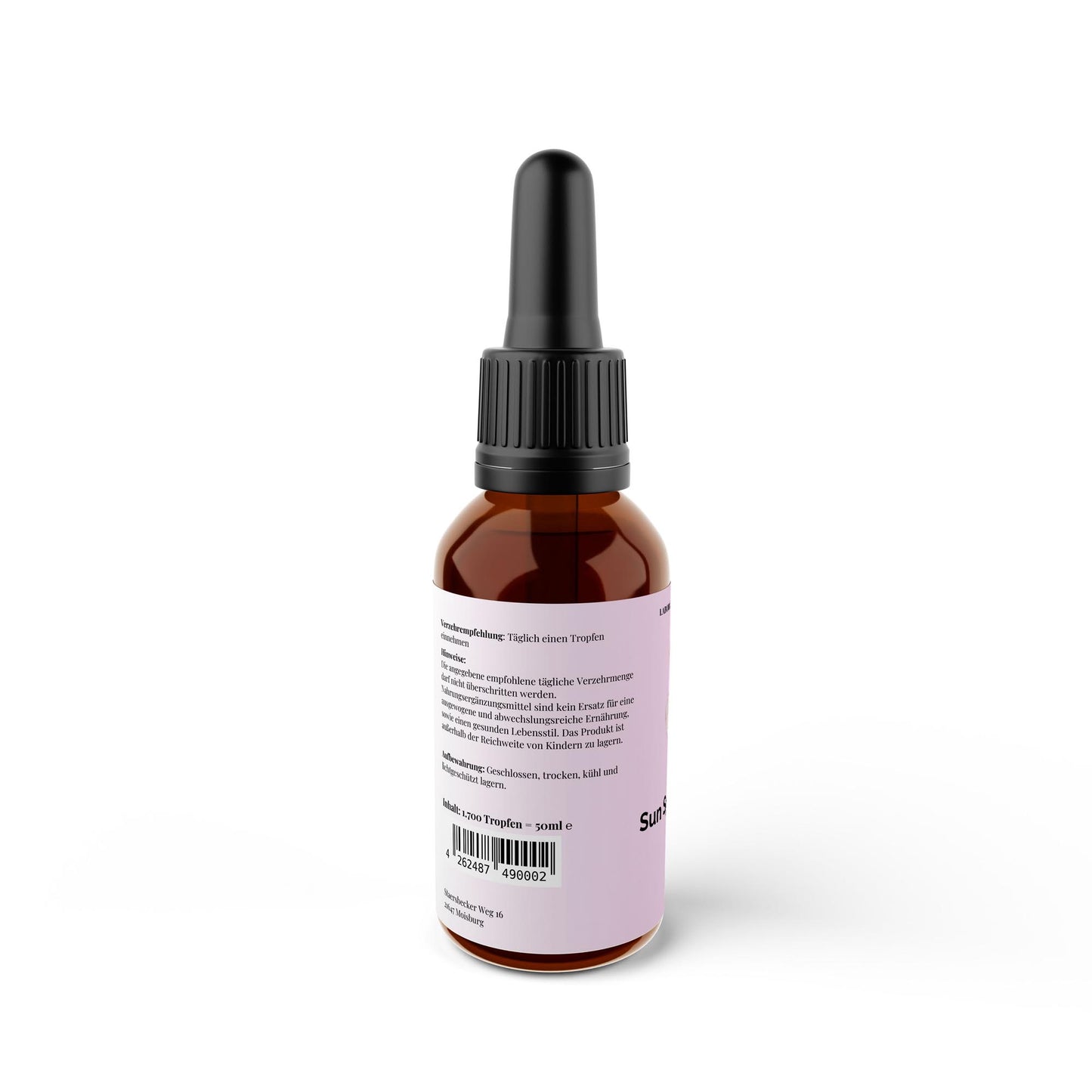 Detailaufnahme der Sun Synthesis Drops mit fließender Serumtextur