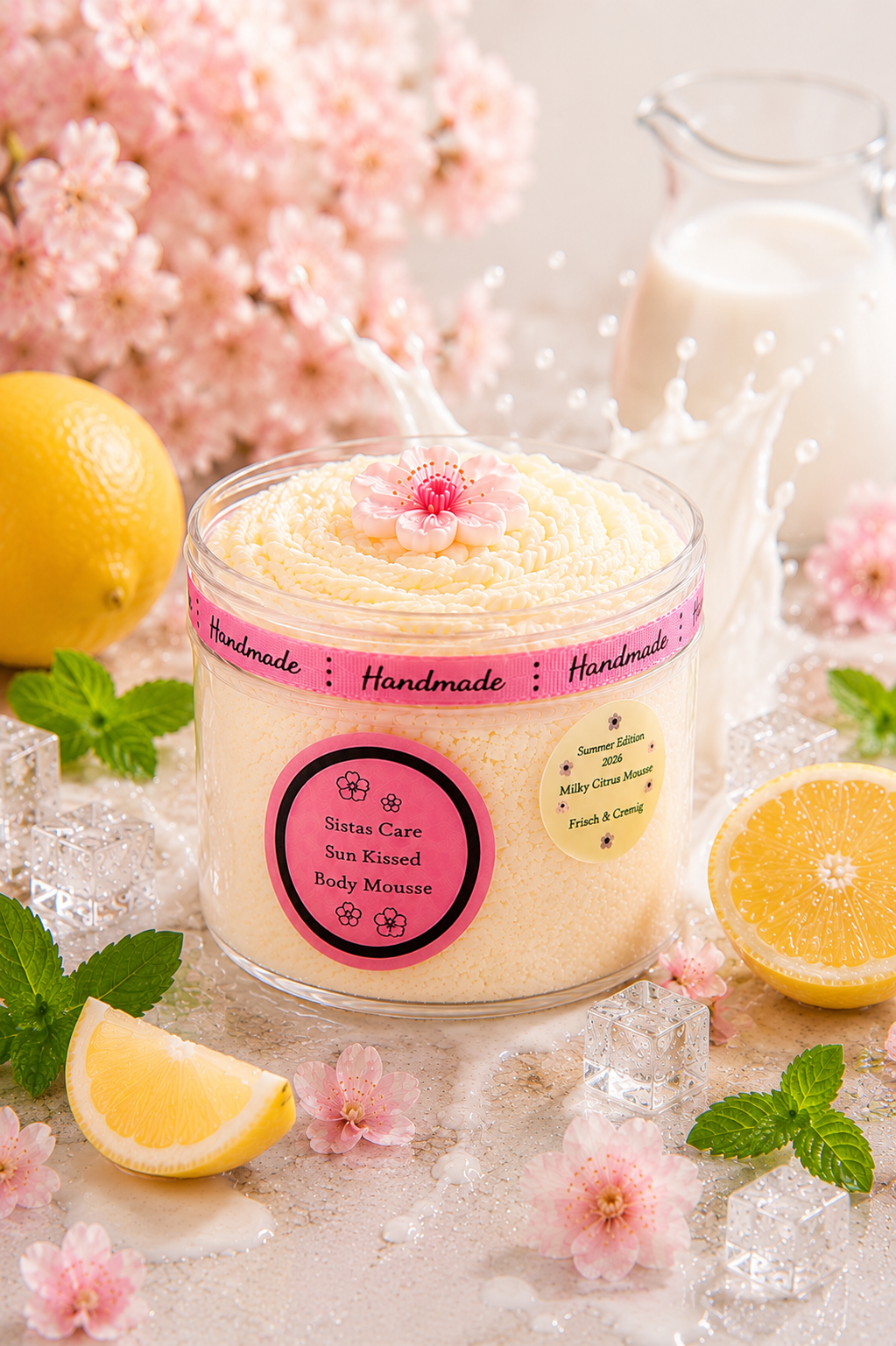 Sistas Care Sun Kissed Body Mousse – Milky Citrus Mousse - Cremige Körpermousse | Limited Summer Edition 2026