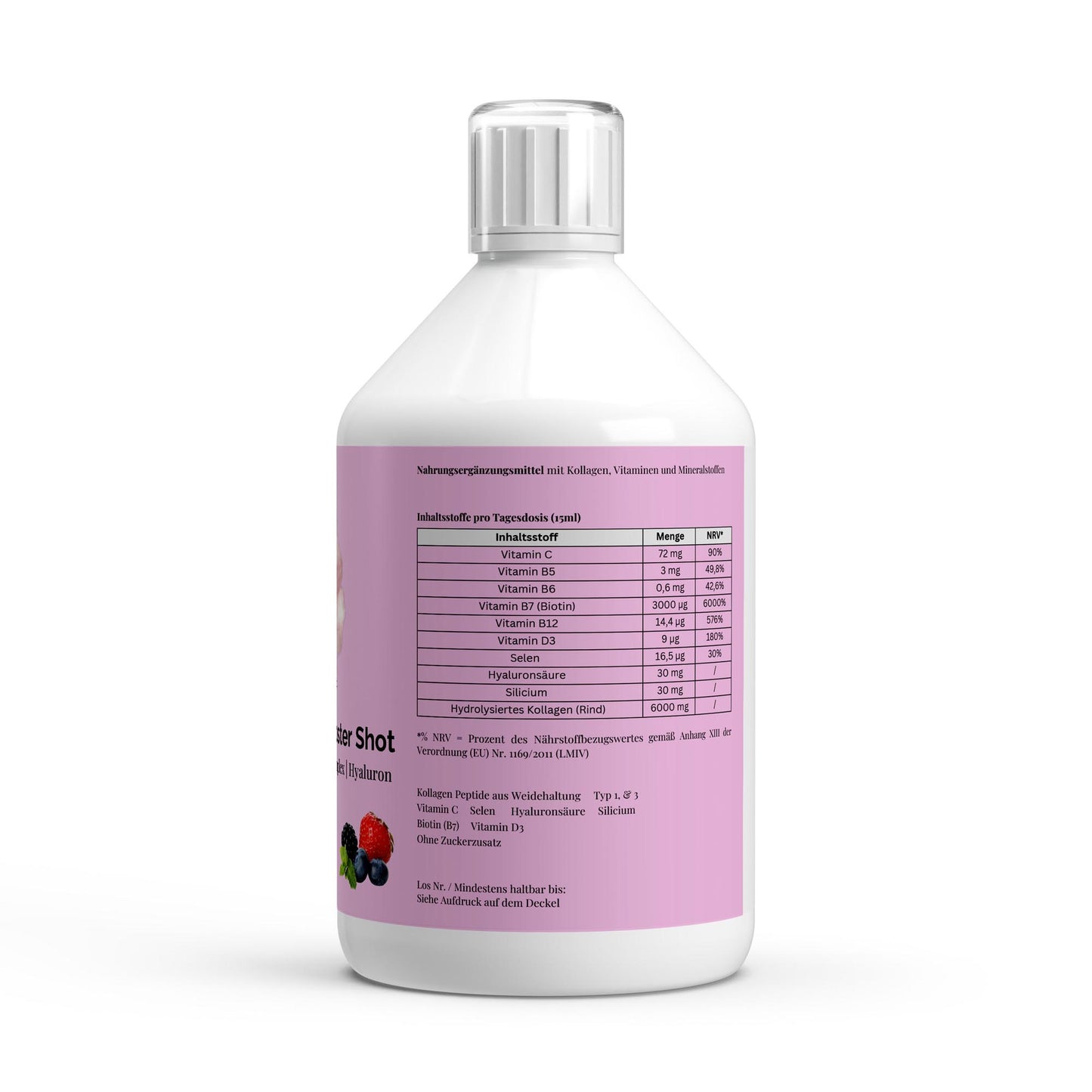 SheWell Berry Bomb Booster Shot – Vitamin- und Antioxidantien-Boost für Hautbalance