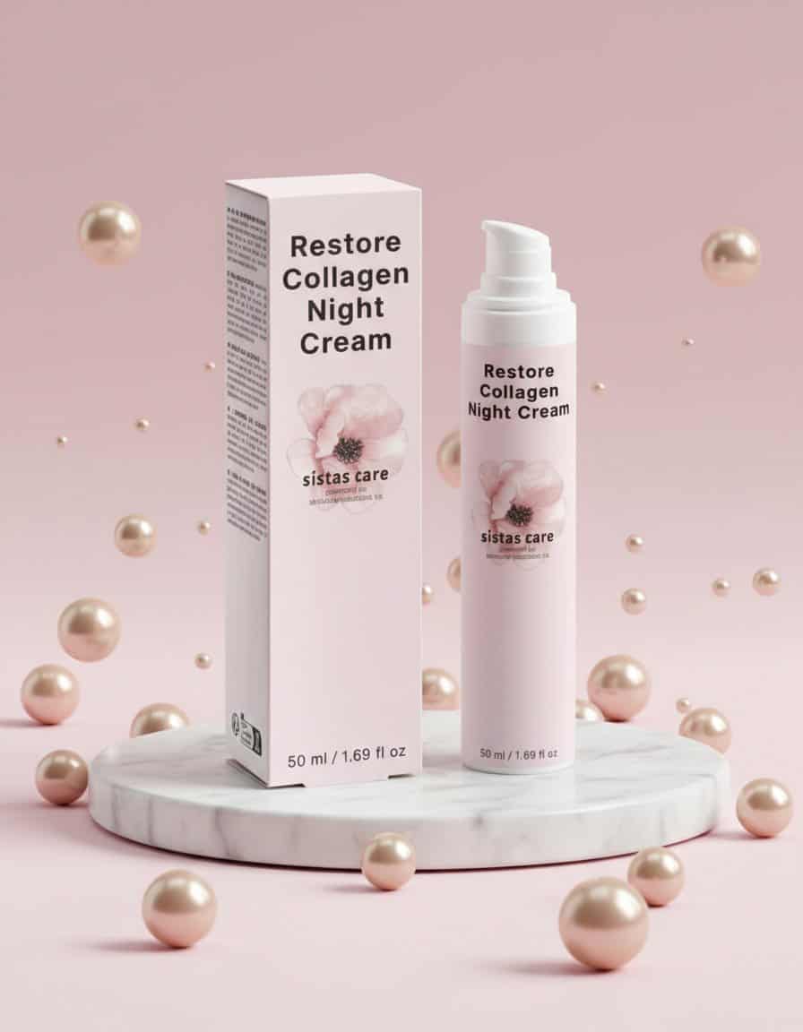 Restore Collagen Night Cream – Regenerierende Nachtcreme mit marinem Bioaktiv-Komplex