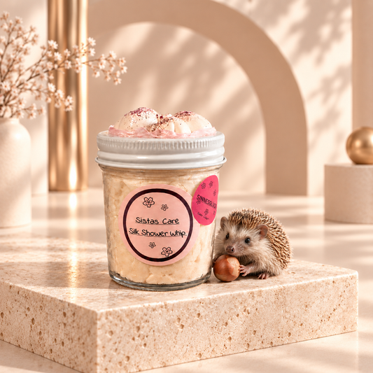 Sistas Care Silk Shower Mousse Sinnesglück – veganes Duschmousse mit Pflaume, Amber und Vanille