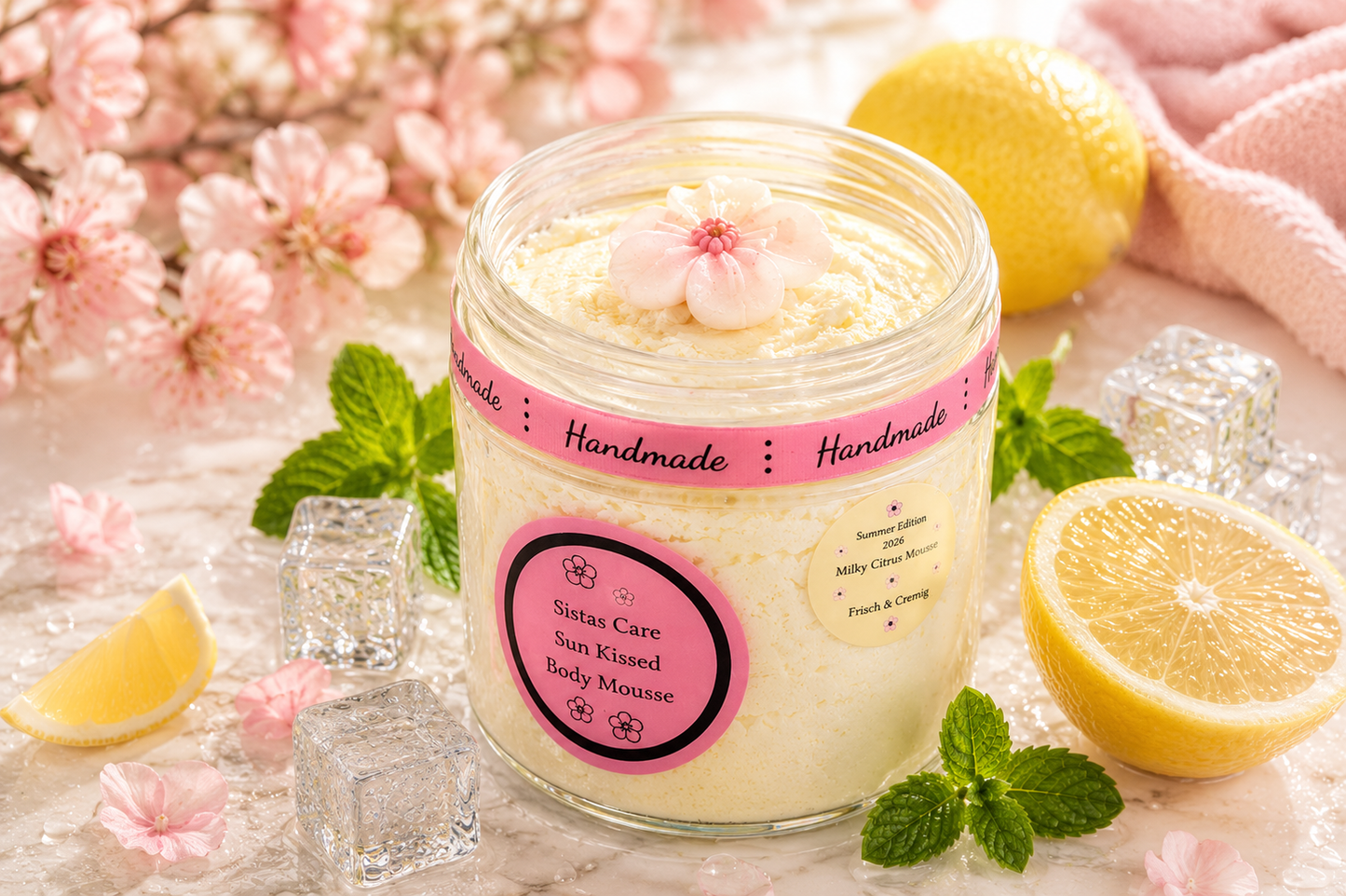 Sistas Care Sun Kissed Body Mousse – Milky Citrus Mousse - Cremige Körpermousse | Limited Summer Edition 2026