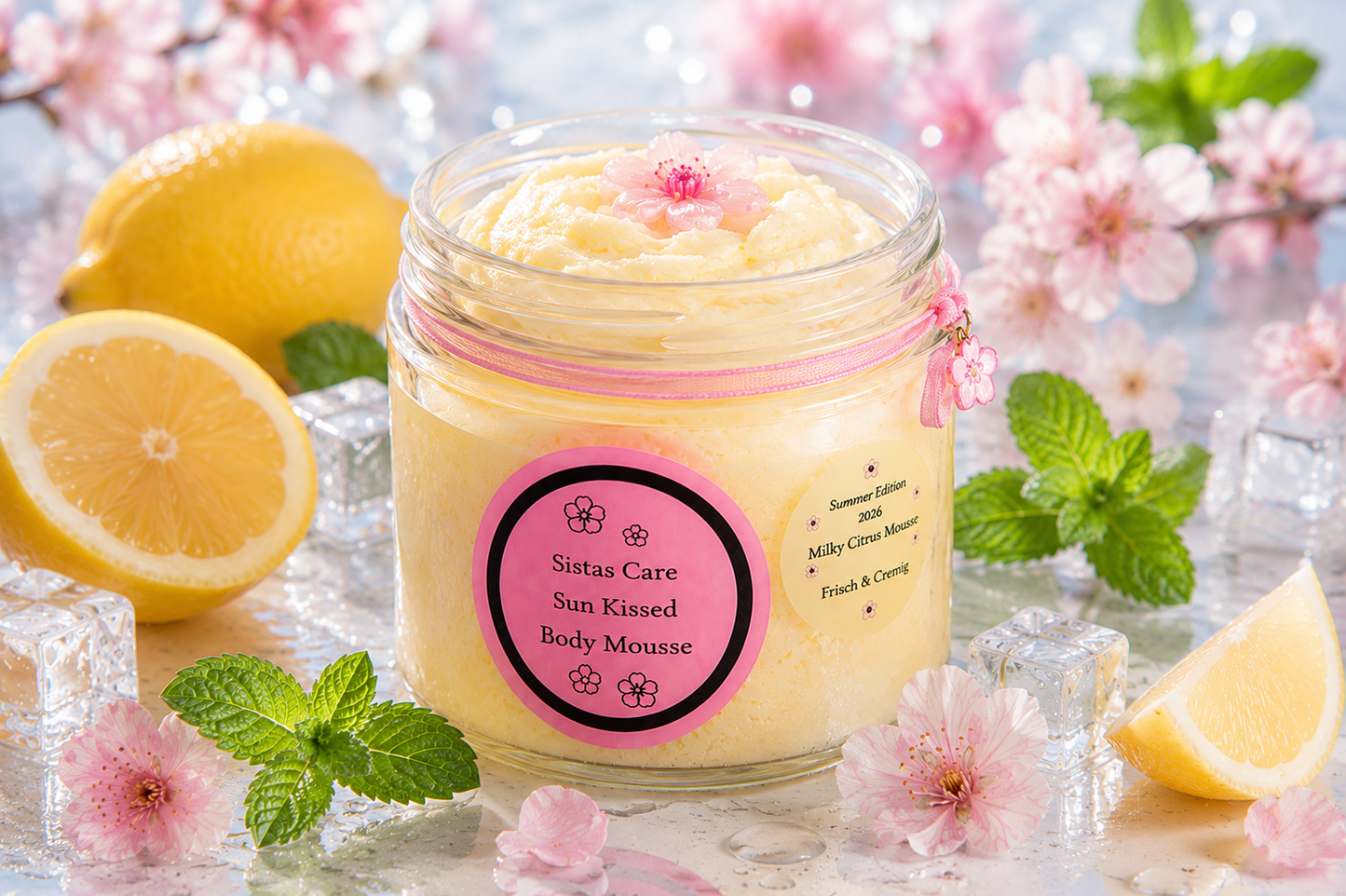 Sistas Care Sun Kissed Body Mousse – Milky Citrus Mousse - Cremige Körpermousse | Limited Summer Edition 2026
