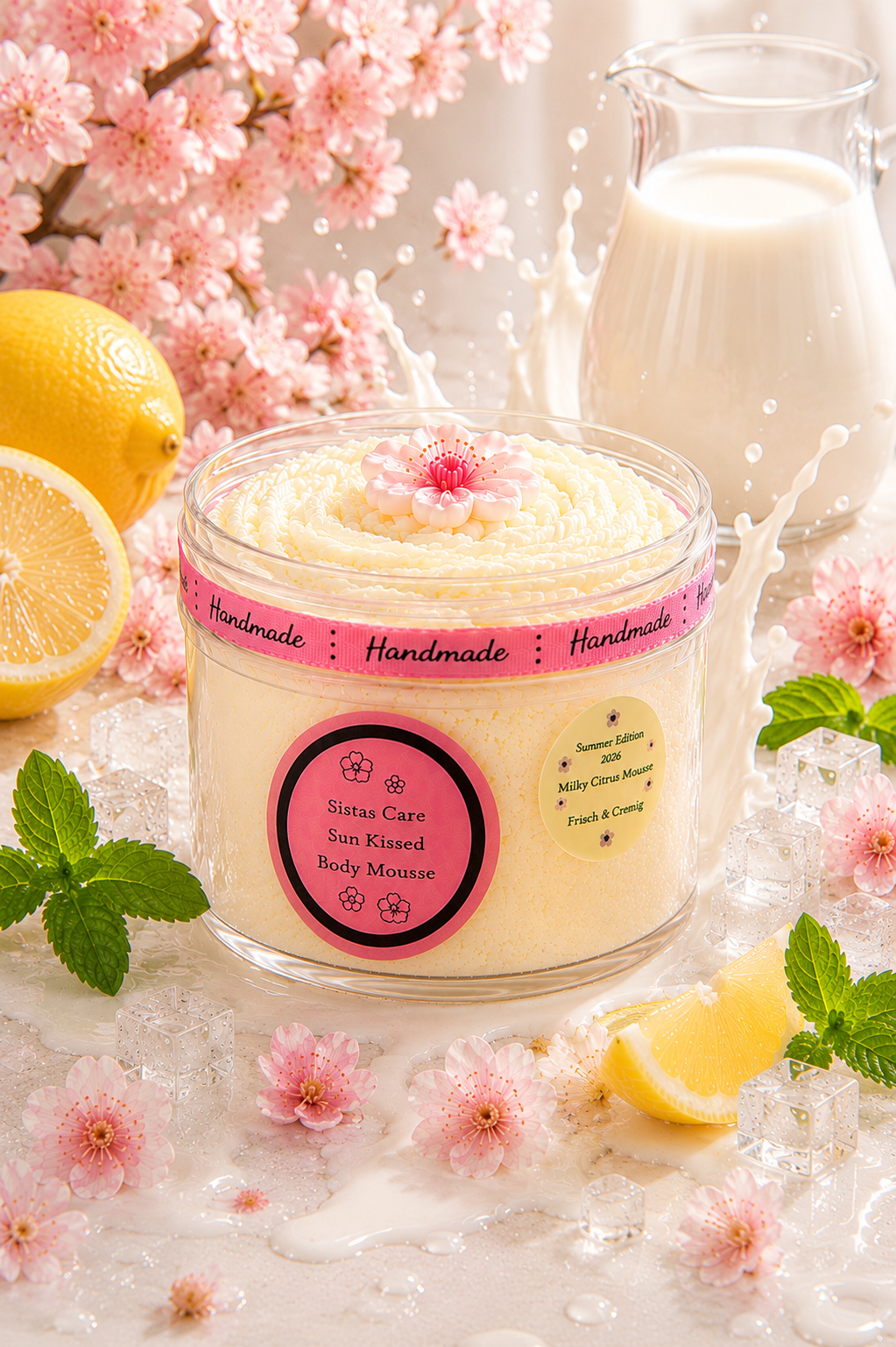 Sistas Care Sun Kissed Body Mousse – Milky Citrus Mousse - Cremige Körpermousse | Limited Summer Edition 2026