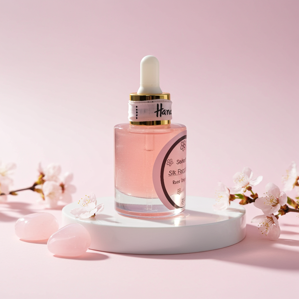 Gesichtsöl für trockene Haut und Anti Aging Pflege, Rose Blush Face Oil mit leichter Textur, schnell einziehendes Face Oil für strahlende Haut, natürliche Hautpflege mit Glow Effekt, Premium Skincare Produkt von Sistas Care. Logo Sistas Care powered by Skincare Solutions