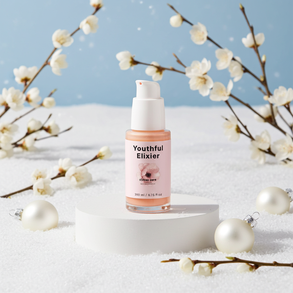 Youthful Elixier – Anti-Aging Serum mit Peptiden und Hyaluronsäure