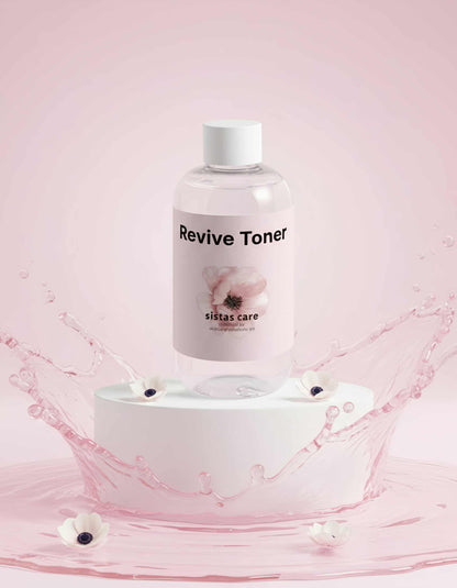 Detailaufnahme des Revive Toner mit klarer, frischer Flüssigkeit