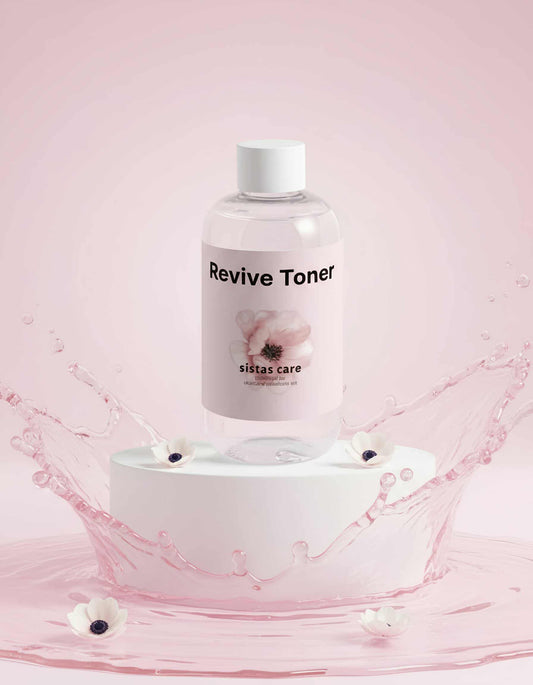 Detailaufnahme des Revive Toner mit klarer, frischer Flüssigkeit